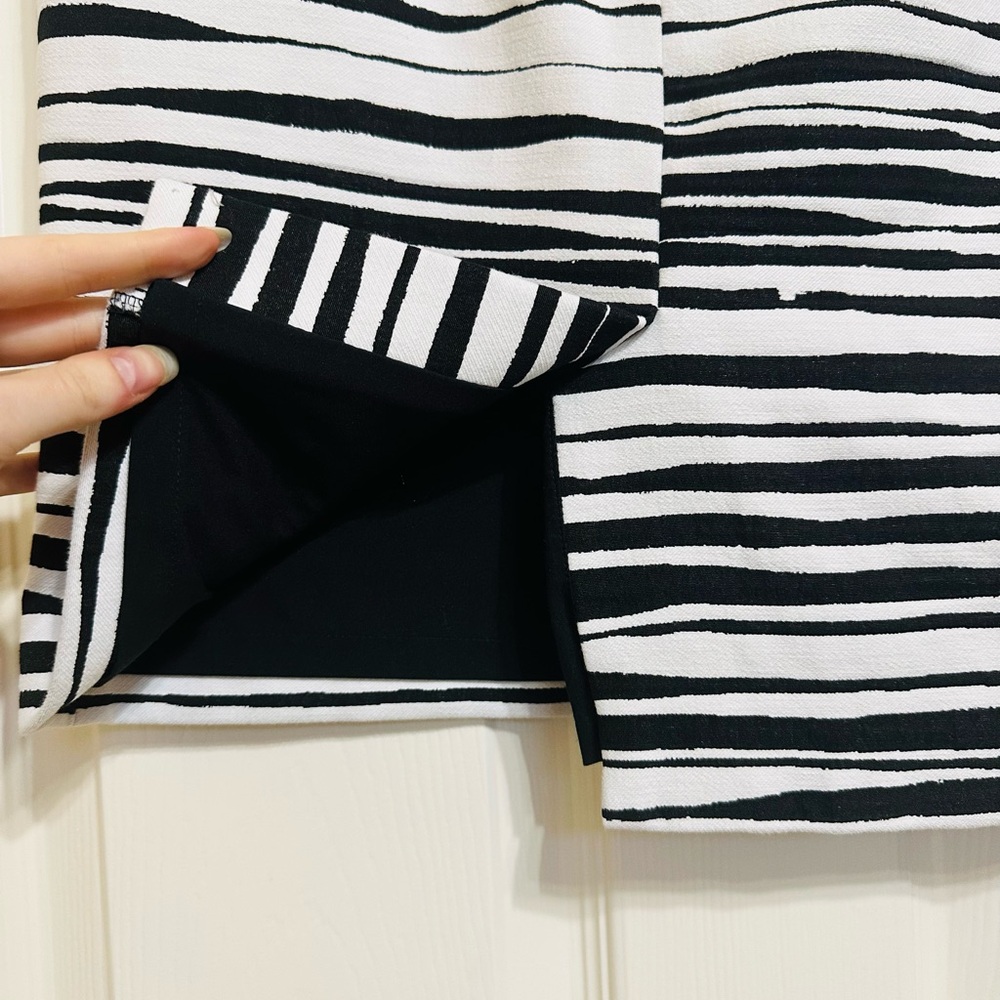 Ann Taylor Zebra Pencil Skirt 0 🖤 - Picture 7 of 10